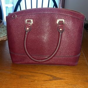 Anne Klein Handbag Maroon